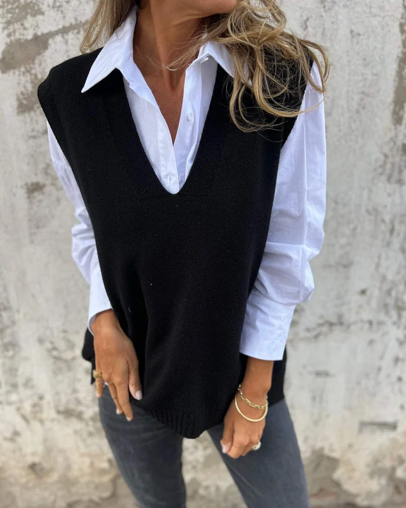 Emma - Knit Sweater Vest