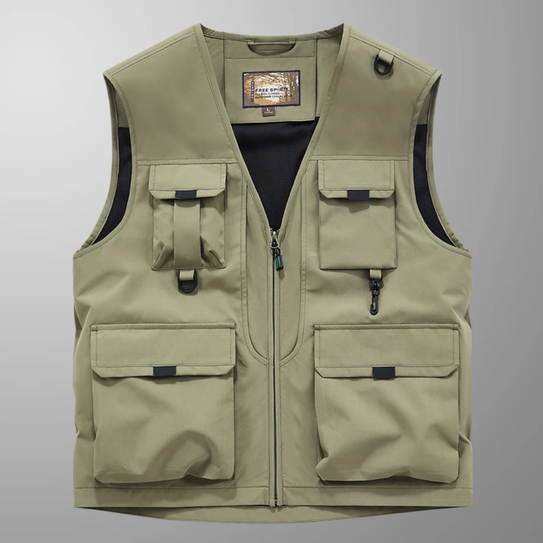 Hudson – Breathable cargo vest with multiple pockets