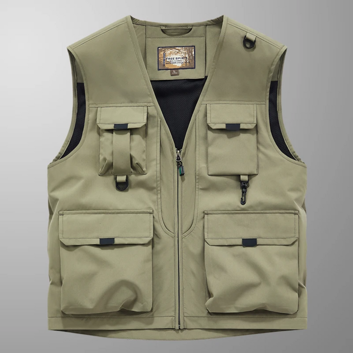 Hudson – Breathable cargo vest with multiple pockets