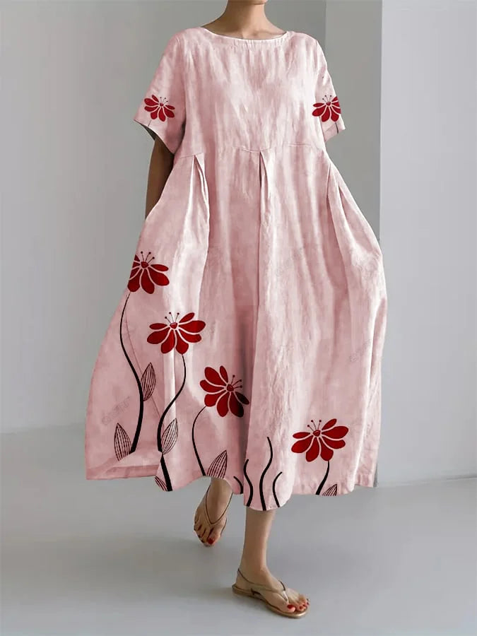 Elegant Soft Floral Dress for a Chic and Feminine Look