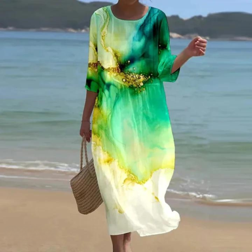 Teagan - Dresses that hide your tummy and highlight your elegance