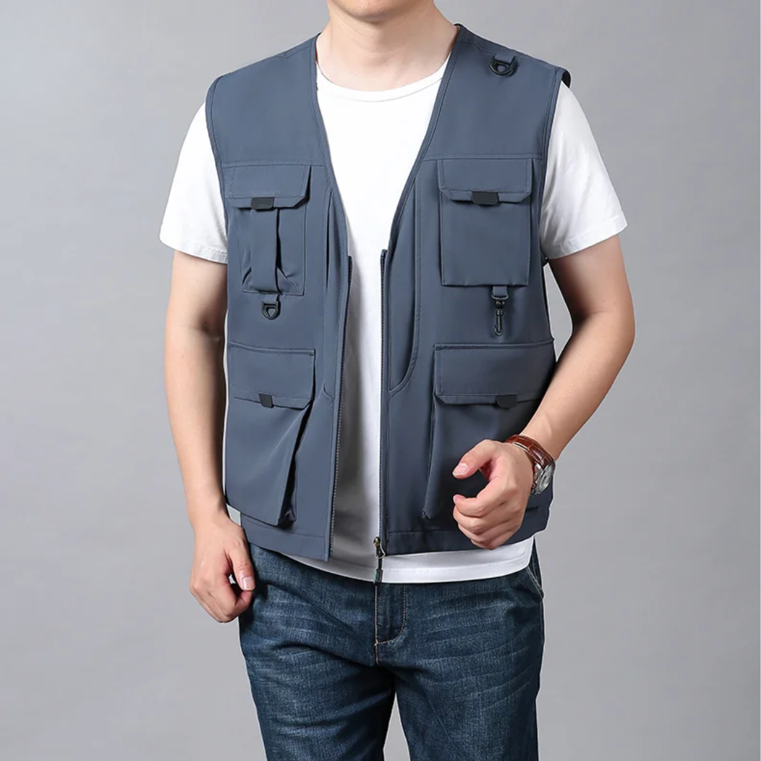 Hudson – Breathable cargo vest with multiple pockets