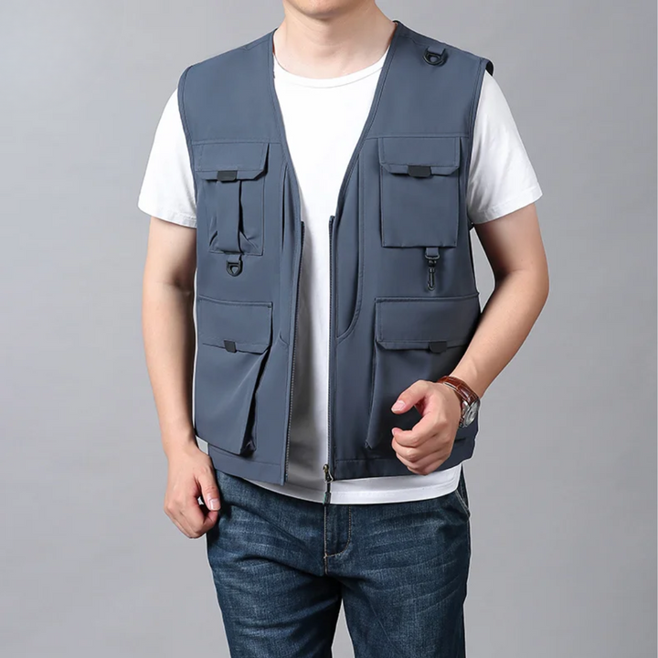 Hudson – Breathable cargo vest with multiple pockets