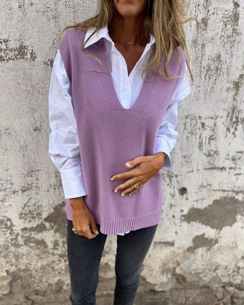 Emma - Knit Sweater Vest
