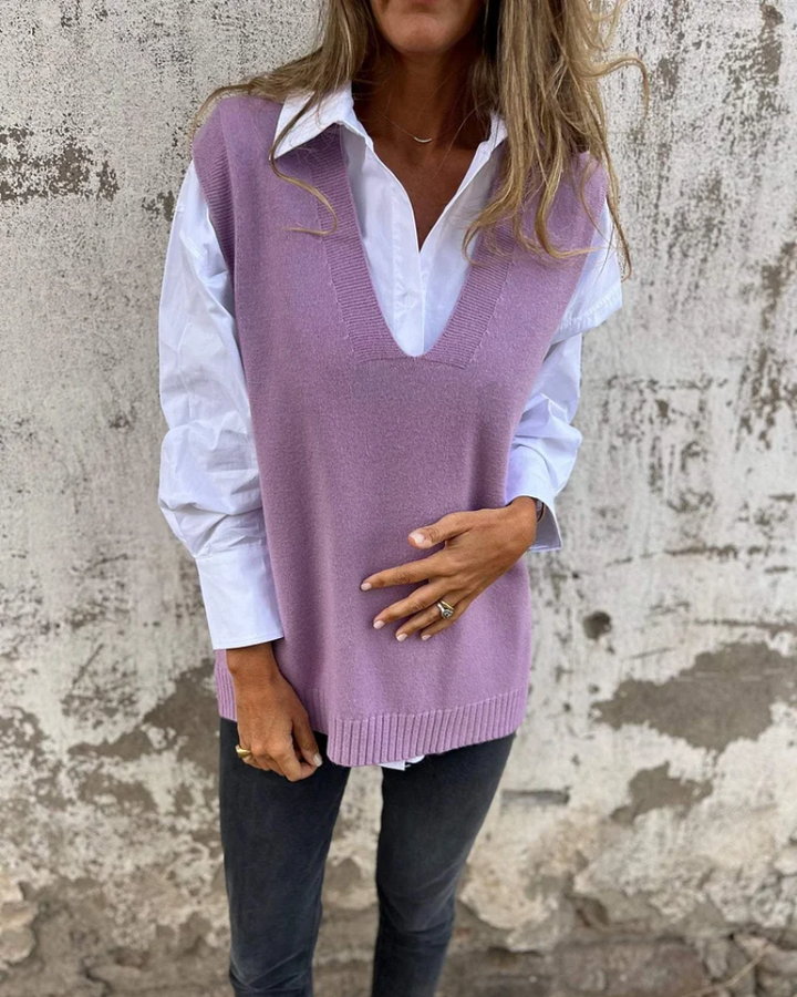 Emma - Knit Sweater Vest