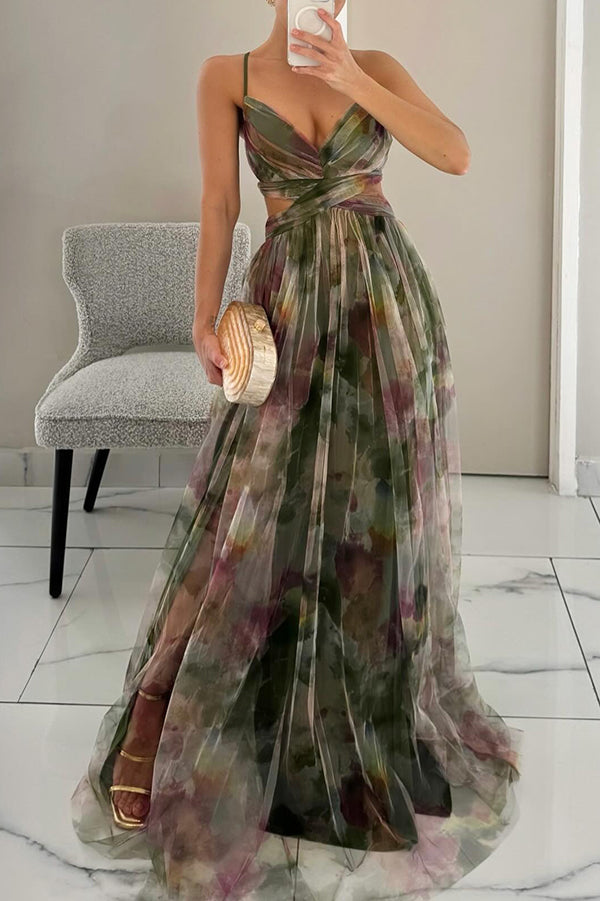 Samara - Enchanting Maxi Dress with Floral Print