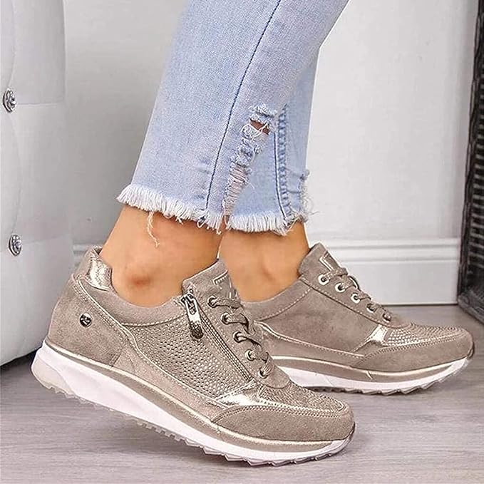 Kylie - Zip-Up Orthopedic Sneakers