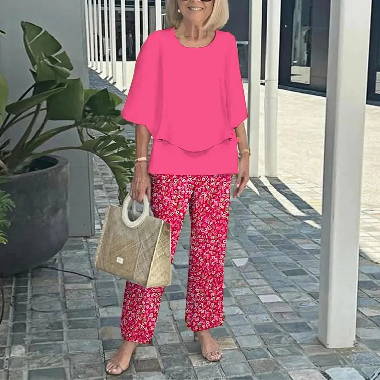 Kate – Trendy two-piece printed set