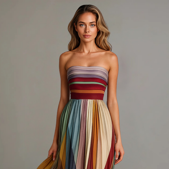 Stella  - Colorful sleeveless dress