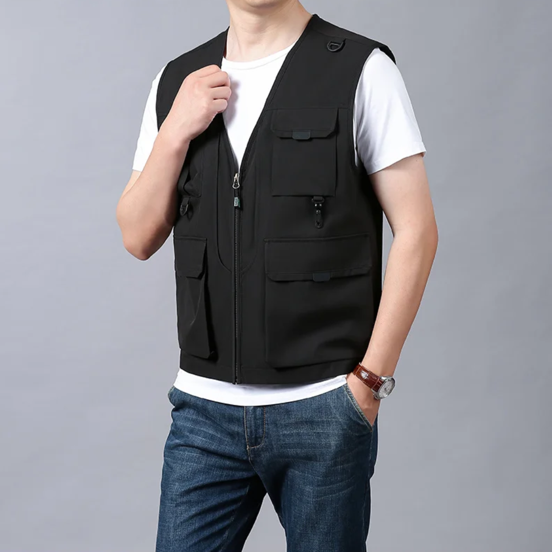 Hudson – Breathable cargo vest with multiple pockets