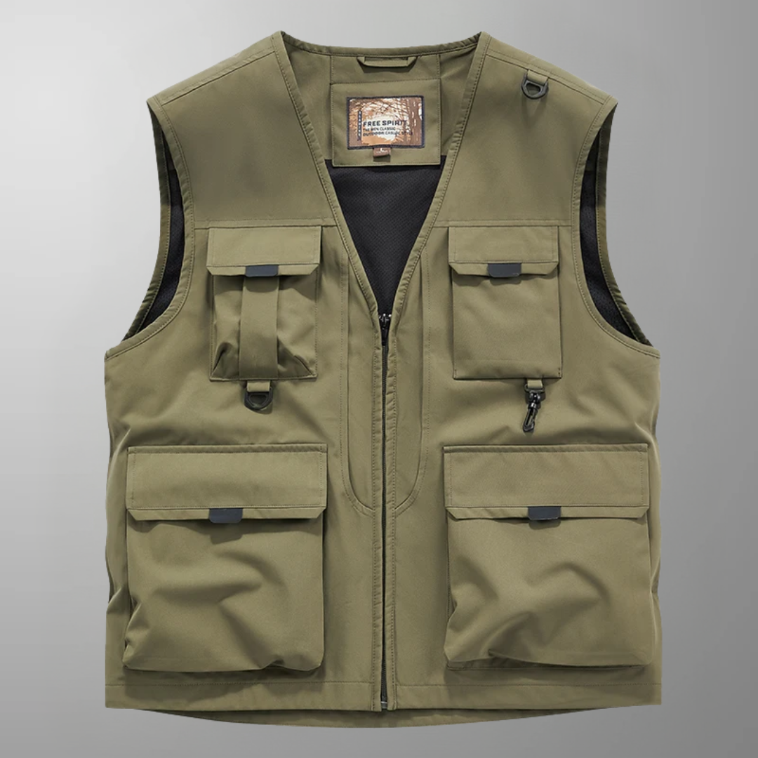 Hudson – Breathable cargo vest with multiple pockets