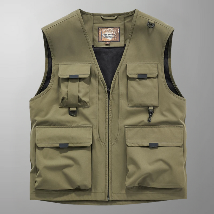 Hudson – Breathable cargo vest with multiple pockets