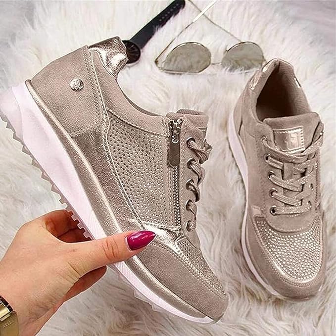 Kylie - Zip-Up Orthopedic Sneakers