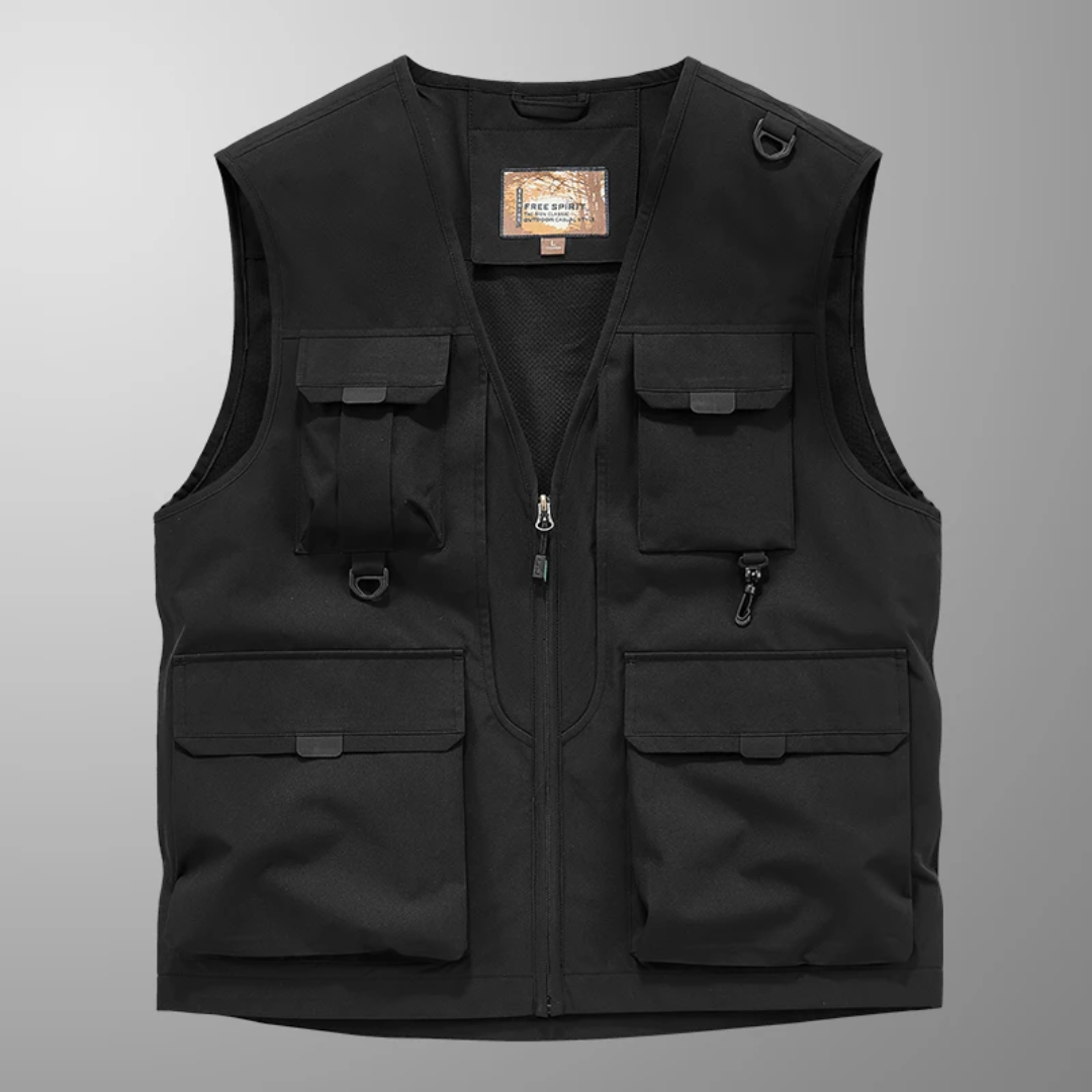 Hudson – Breathable cargo vest with multiple pockets