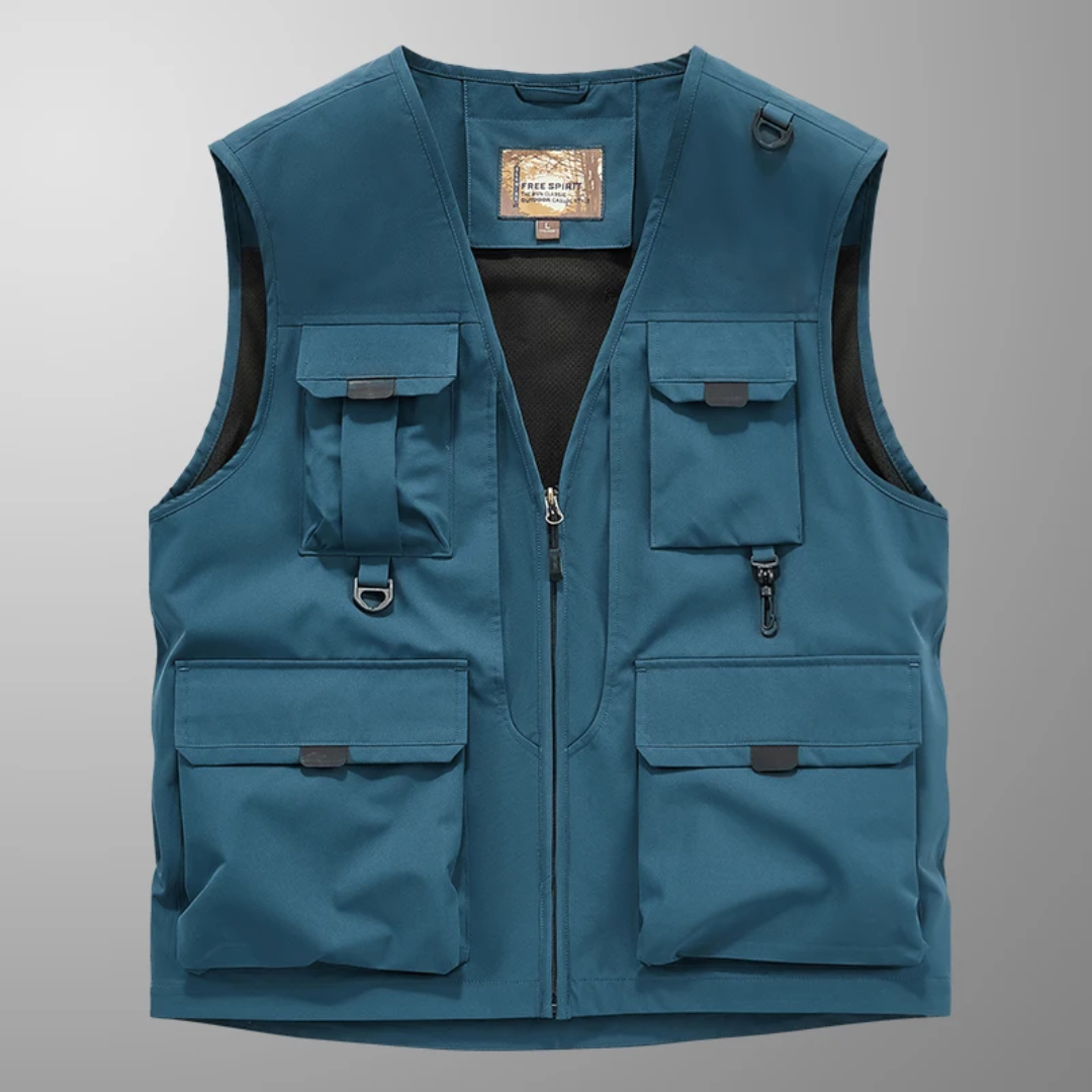 Hudson – Breathable cargo vest with multiple pockets