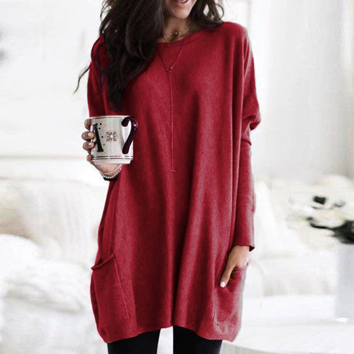 Charlotte - Oversized round neck Jumper for Women