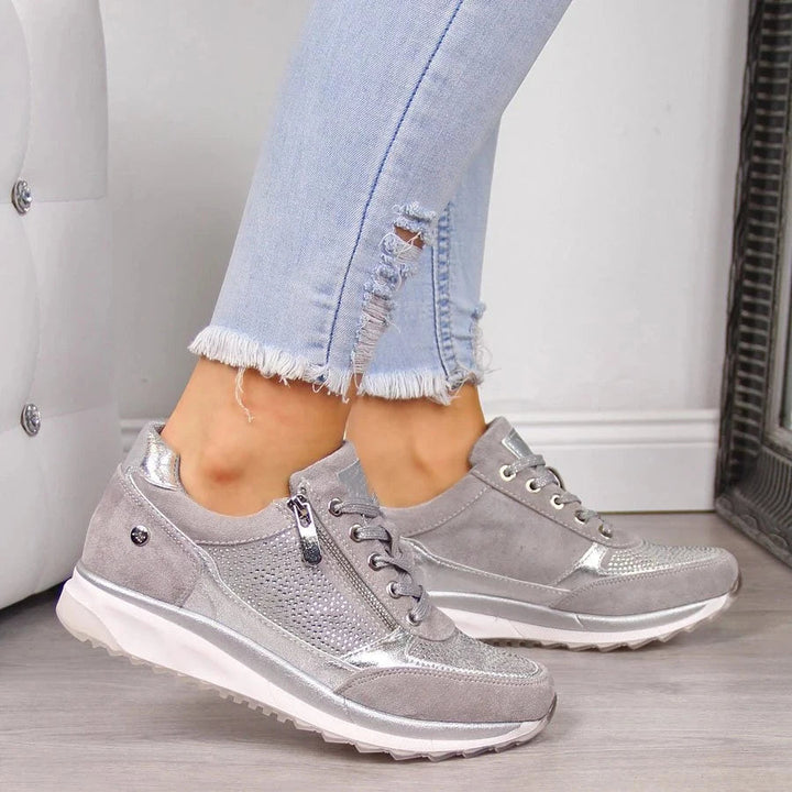 Kylie - Zip-Up Orthopedic Sneakers