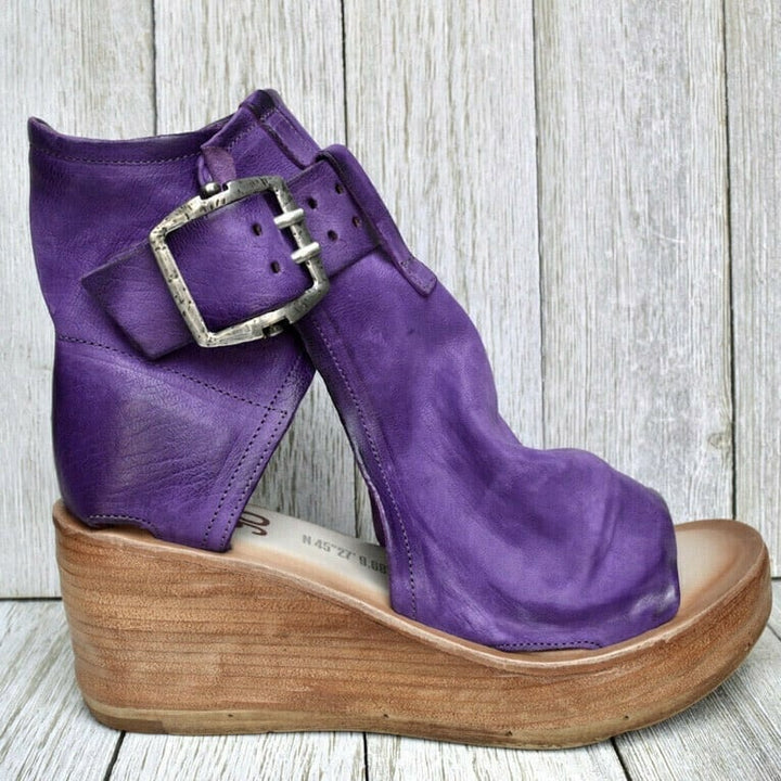Kayla - Anchor Sandals with Buckle in Boho Style