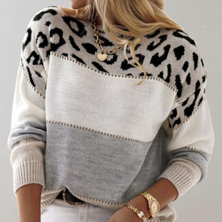 Amber - Leopard Print Jumper