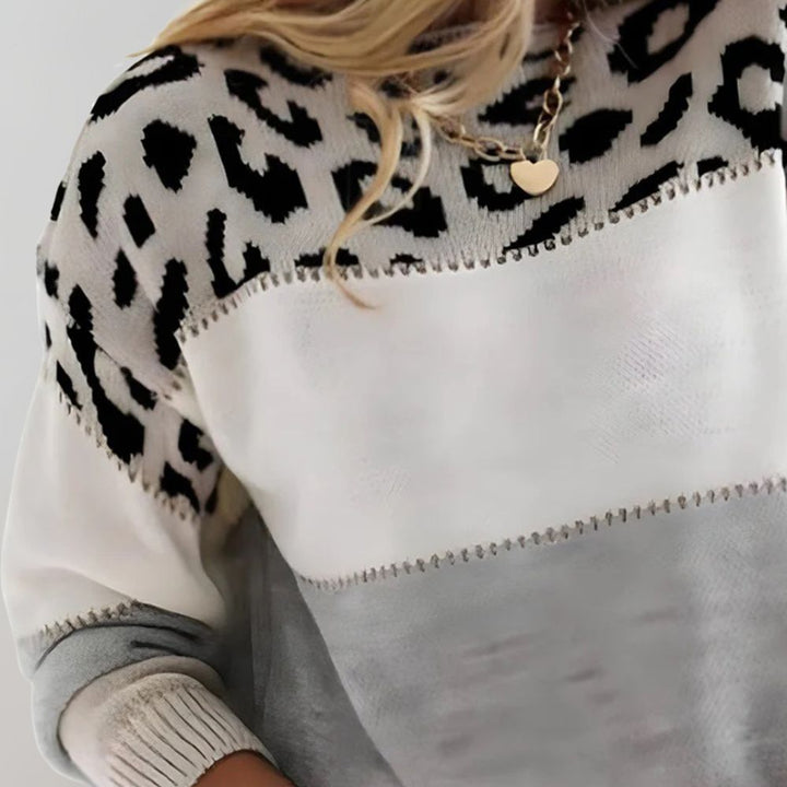 Amber - Leopard Print Jumper