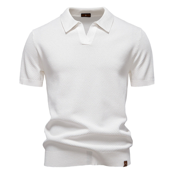 Caleb – Structured polo shirt