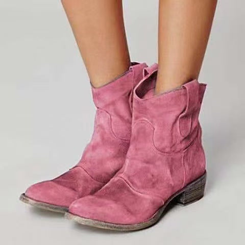 Vanessa - Suede ankle boots
