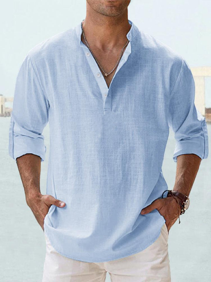 Sebastian- Breathable linen shirt
