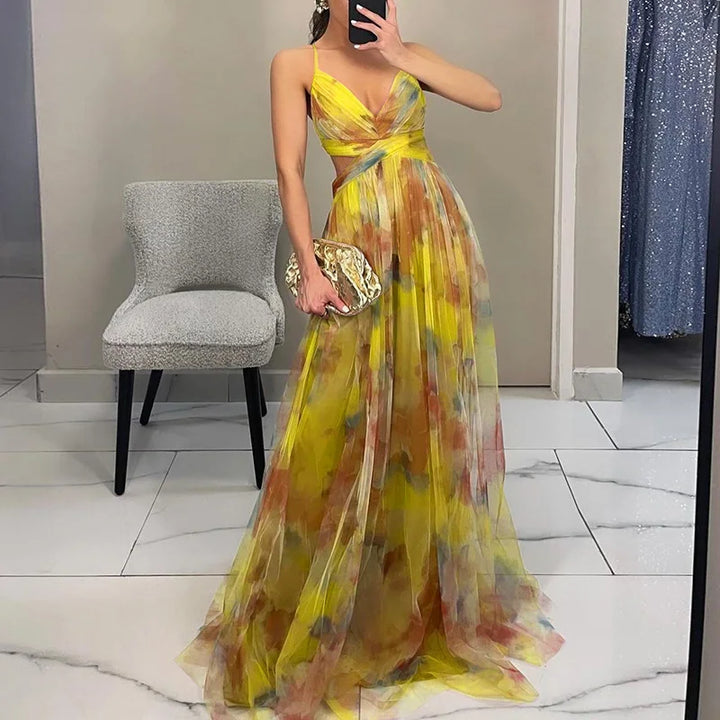 Samara - Enchanting Maxi Dress with Floral Print