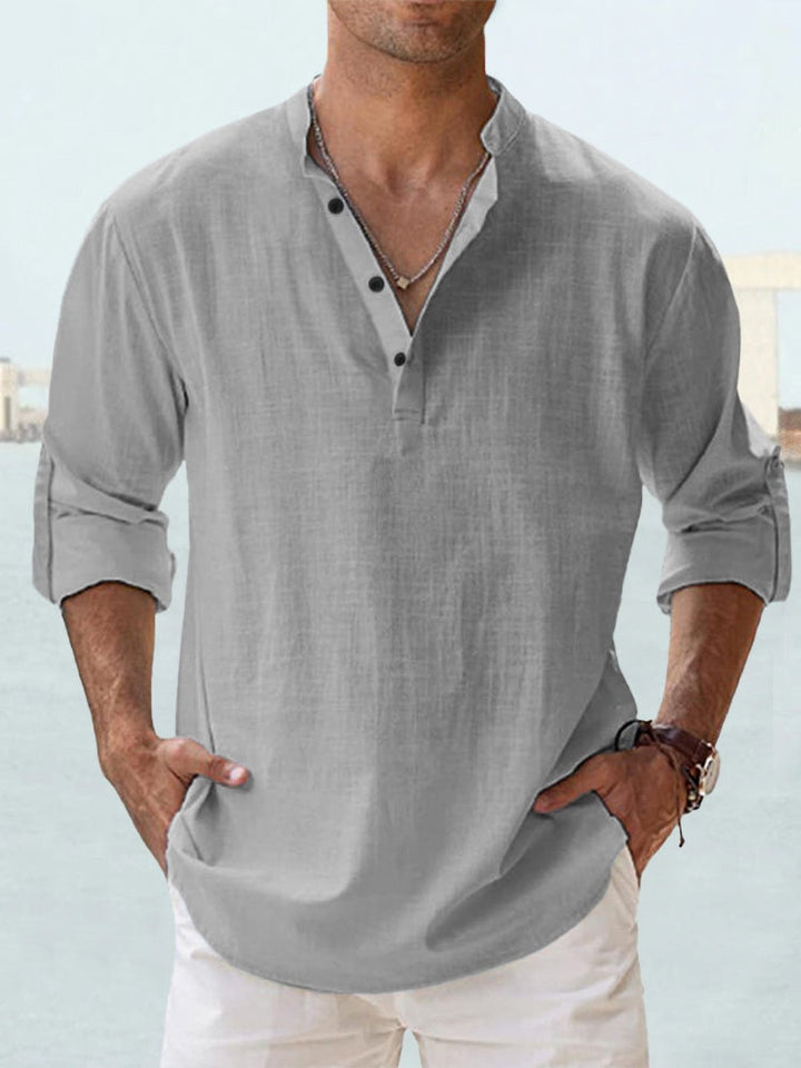 Sebastian- Breathable linen shirt