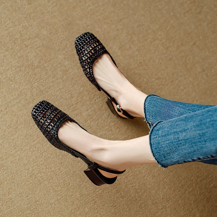 June - Elegant Mid-Heel Summer Sandals