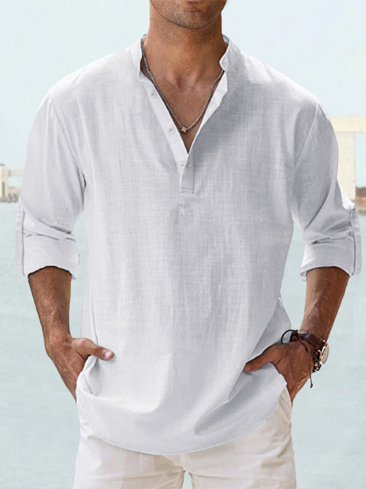Sebastian- Breathable linen shirt