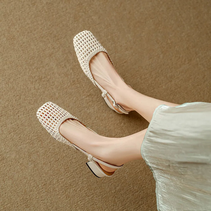 June - Elegant Mid-Heel Summer Sandals