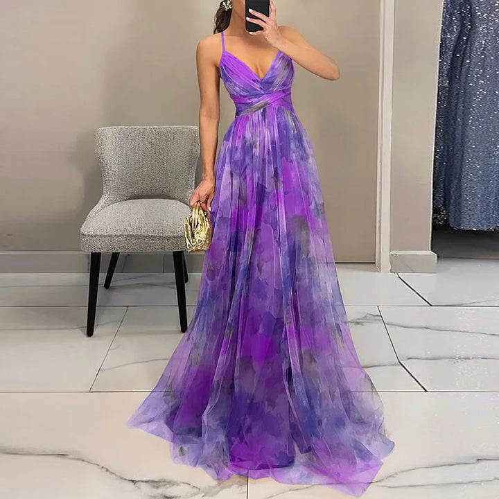 Samara - Enchanting Maxi Dress with Floral Print