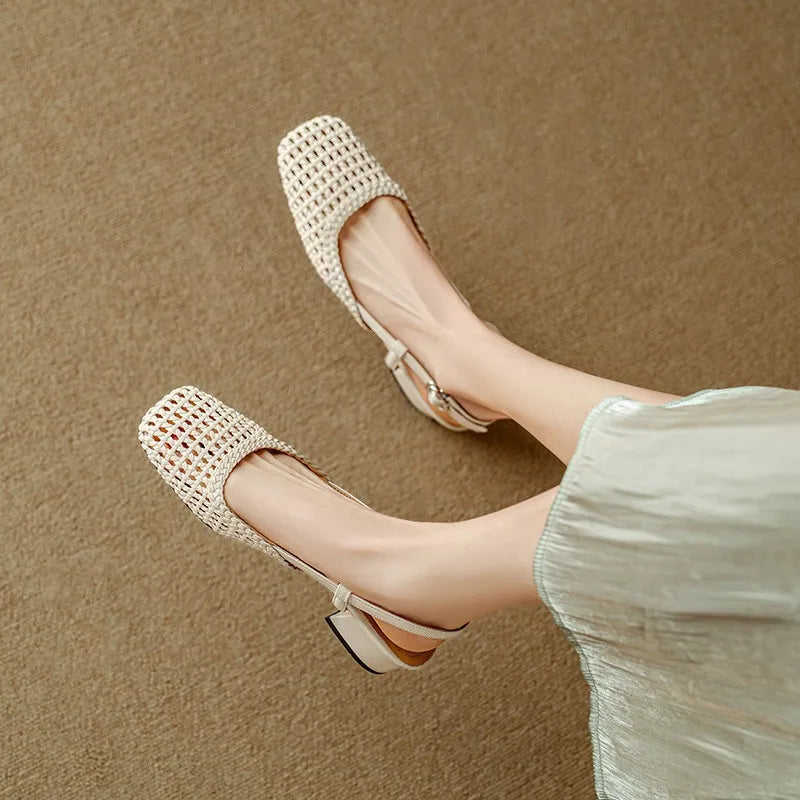 June - Elegant Mid-Heel Summer Sandals