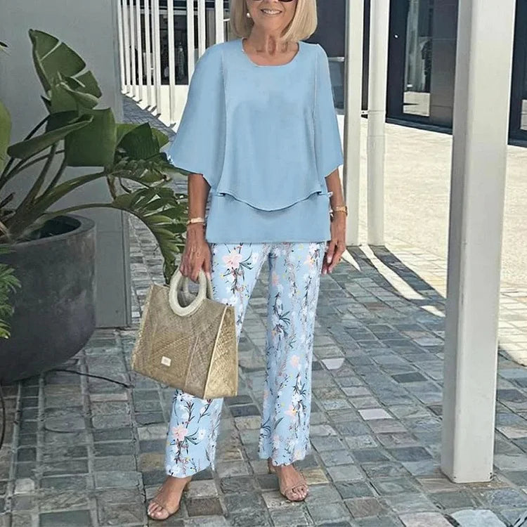 Kate – Trendy two-piece printed set