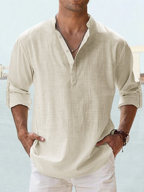 Sebastian- Breathable linen shirt
