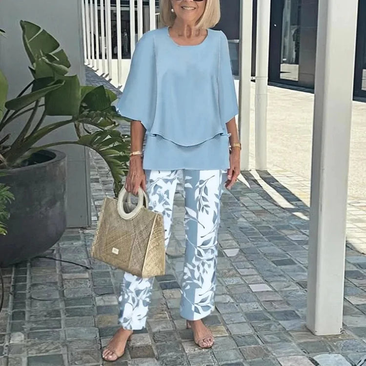 Kate – Trendy two-piece printed set
