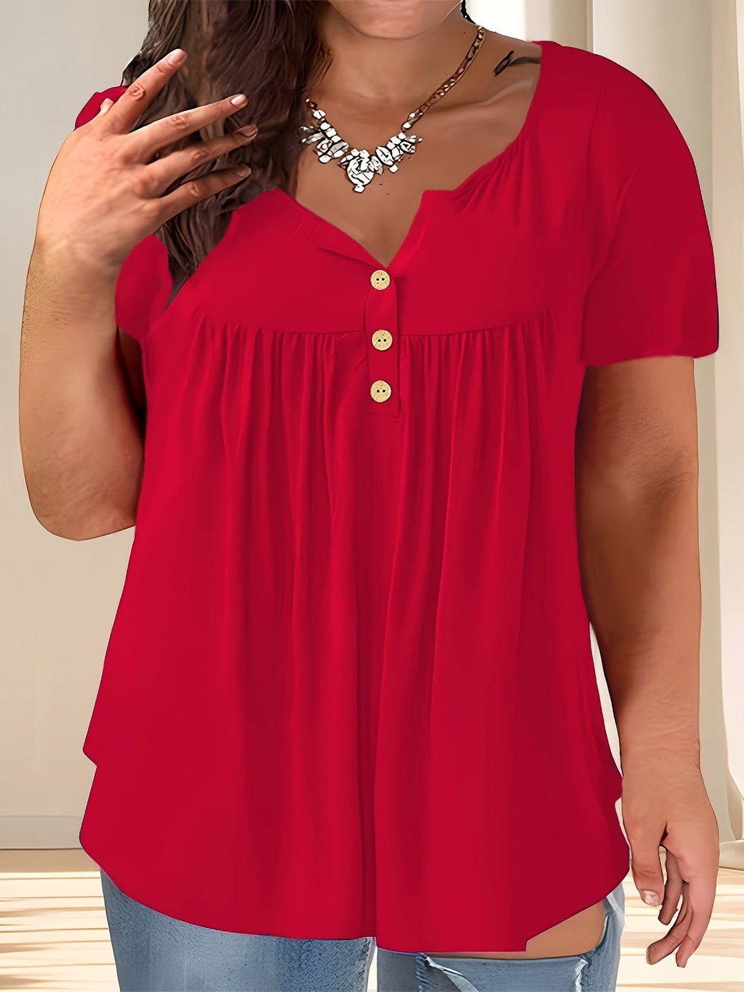 Hilla™ | Fresh and Relaxed Blouse for Summer Days