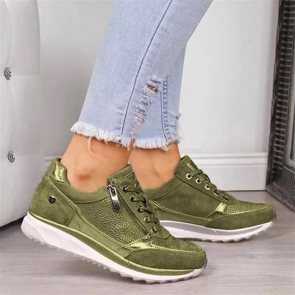 Kylie - Zip-Up Orthopedic Sneakers
