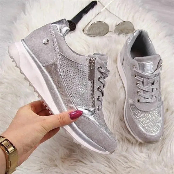 Kylie - Zip-Up Orthopedic Sneakers
