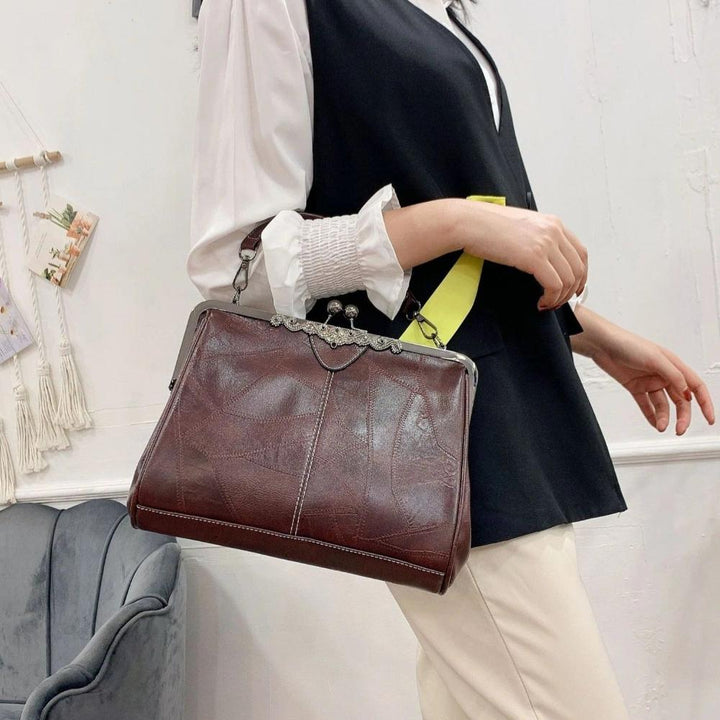 Mila | Vintage Flap Closure Handbag