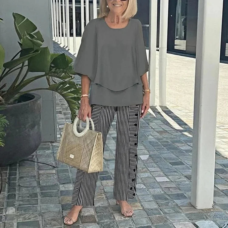 Kate – Trendy two-piece printed set