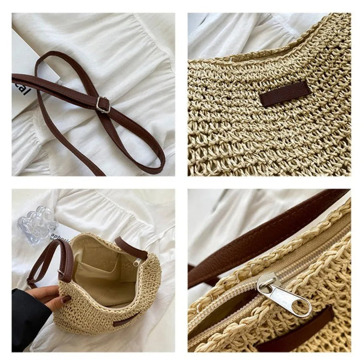 Ruth - Straw shoulder bag