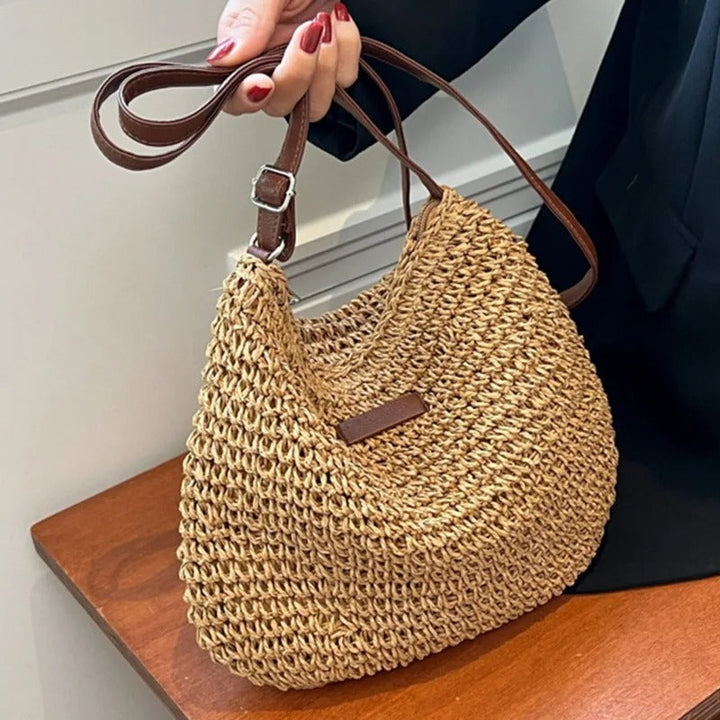 Ruth - Straw shoulder bag
