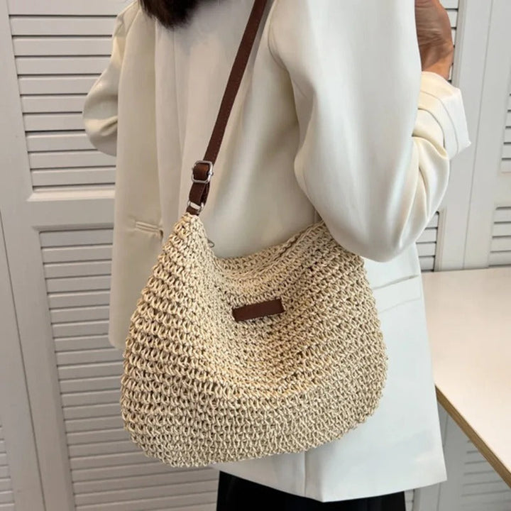 Ruth - Straw shoulder bag