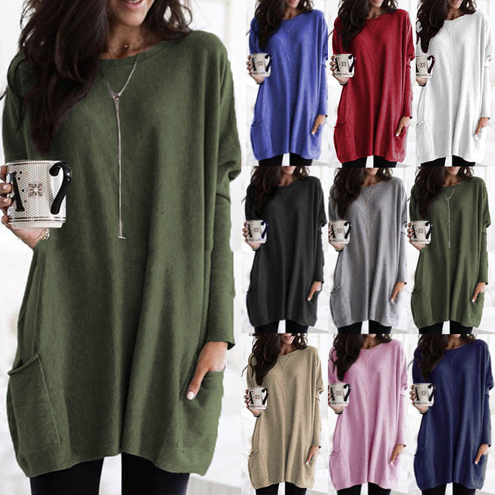 Charlotte - Oversized round neck Jumper for Women