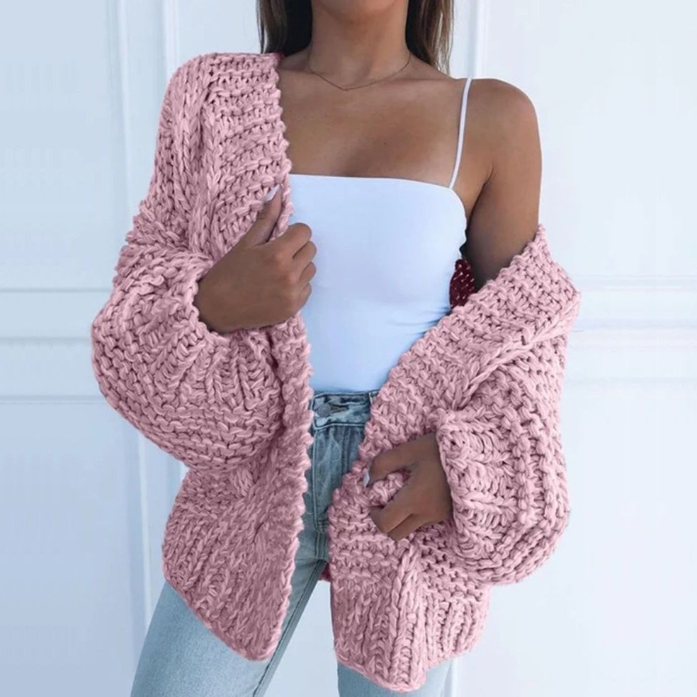 Aurora – Chunky Knit Relaxed Cardigan