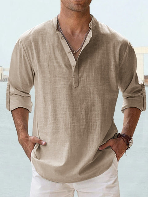 Sebastian- Breathable linen shirt