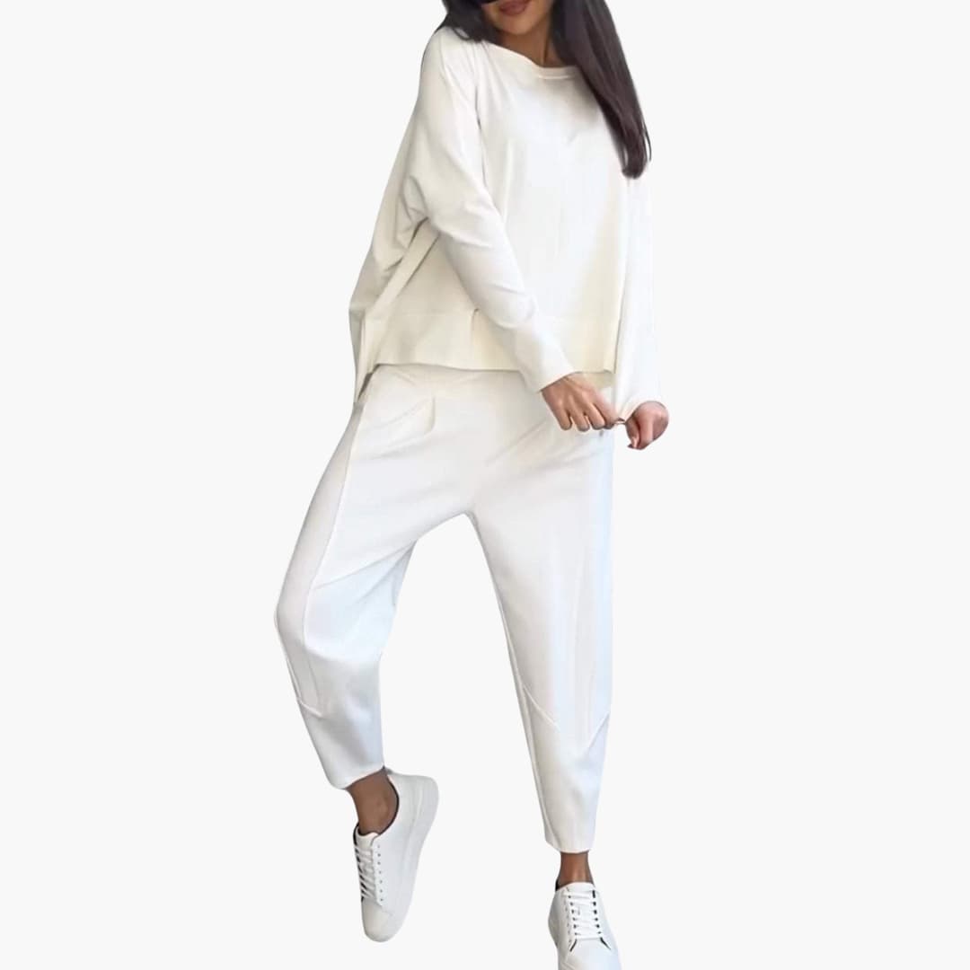 Hazel - Minimalist Casual Women’s Two-Piece Set
