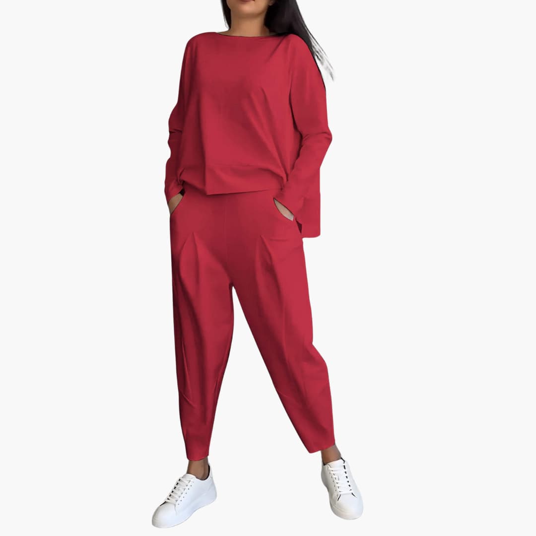 Hazel - Minimalist Casual Women’s Two-Piece Set